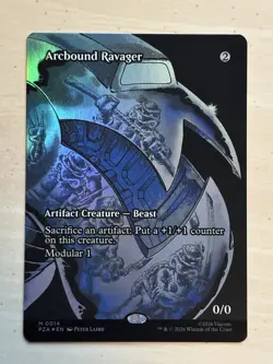 Arcbound Ravager - 14 - MTG: Teenage Mutant Ninja Turtles - Borderless - Foil - Image 1