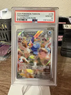 Pokemon TCG Cramorant Twilight Masquerade Card 176/167 Sir PSA 10 - Image 1