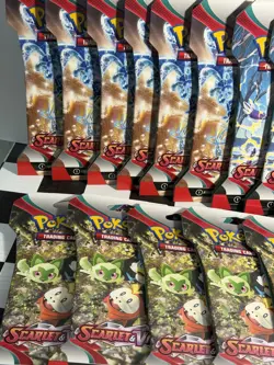 Pokemon TCG Scarlet & Violet Sleeved Booster Pack Lot Of 19 - Image 2