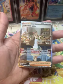 Pokemon Jasmine's Gaze 245/191 SIR Surging Sparks Near Mint NM - Image 1