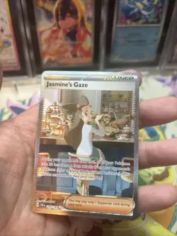 Pokemon Jasmine's Gaze 245/191 SIR Surging Sparks Near Mint NM - Image 2