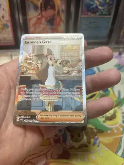 Pokemon Jasmine's Gaze 245/191 SIR Surging Sparks Near Mint NM - Image 4
