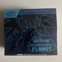 Pokemon TCG - Mega Evolutions Phantasmal Flames Elite Trainer Box ETB - SEALED - Image 1