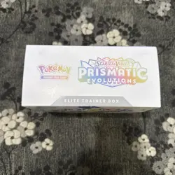 OPENED Pokemon TCG Prismatic Evolutions ETB NO Packs or Promo. All accessories! - Image 2
