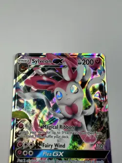 Pokemon TCG Sylveon GX Ultra Rare Sun and Moon - Guardians Rising 92/145 - Image 3
