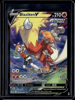 Pokemon SWSH12: Silver Tempest Trainer Gallery Blaziken V TG14/TG30 - Image 1