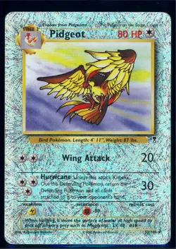 Pokemon LEGENDARY COLLECTION - #33/110 Pidgeot - Reverse Holo - ENG - Damaged - Image 1