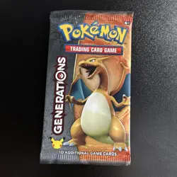 Pokemon Generations Charizard Artwork Booster Pack Factory Sealed Collection TCG - Image 1
