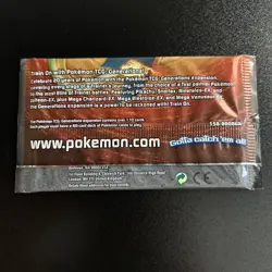 Pokemon Generations Charizard Artwork Booster Pack Factory Sealed Collection TCG - Image 2