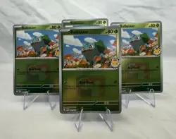 Bulbasaur Pokemon day 2026 Promo Lot of 4 Play set - Image 1