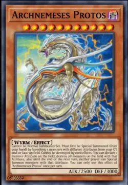 Archnemeses Protos Yu-Gi-Oh! RA03-EN023 1st Super Ultra Secret Rare - Image 1