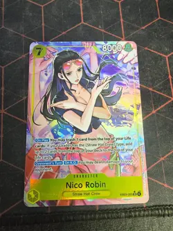 One Piece Nico Robin SR Alt Art AA EB03-055 Heroines edition English - Image 1