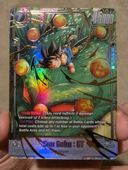 Dragon Ball Super card game Son Goku GT alt art scr secret rare FB07-122 mint - Image 3