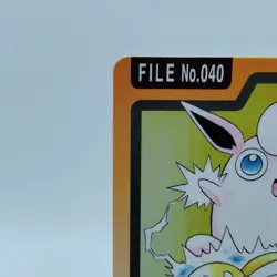 Pokemon Cards Bandai Carddass Wigglytuf File No.040 1997 EX Japanese i896 - Image 2