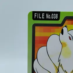 Pokemon Cards Bandai Carddass Ninetales File No.038 1997 EX Japanese i895 - Image 2