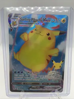 Pokemon Pikachu VMAX Surfing Celebrations Card 009/025 NM Condition - Image 1