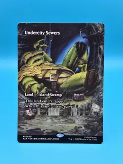 Undercity Sewers (Borderless) #0020 Non-Foil Teenage Mutant Ninja Turtles MTG NM - Image 1