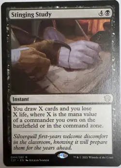 Stinging Study | Normal | Commander 2021 44 | Near Mint - Image 1