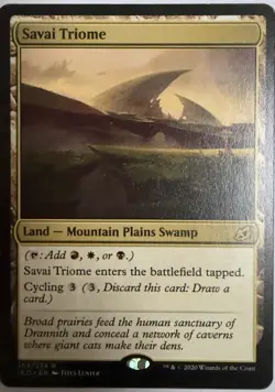 MTG Savai Triome #253/274 Rare Ikoria: Lair of Behemoths (IKO) - Image 1