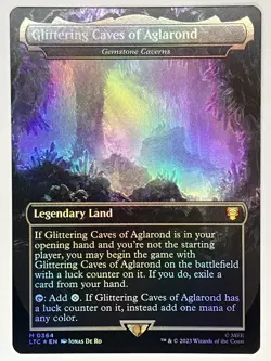 Glittering Caves of Aglarond Gemstone Caverns NM Lord of the Rings 0364 MTG Foil - Image 1