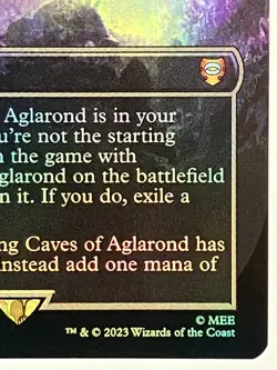 Glittering Caves of Aglarond Gemstone Caverns NM Lord of the Rings 0364 MTG Foil - Image 4