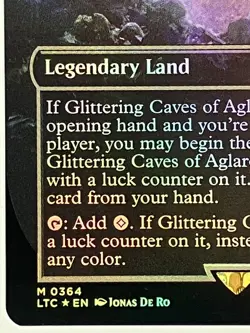 Glittering Caves of Aglarond Gemstone Caverns NM Lord of the Rings 0364 MTG Foil - Image 5