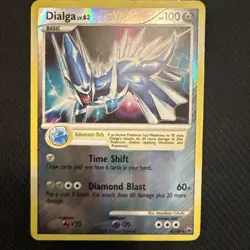 Pokemon 2008 Dialga LV.63 4/100 Holo Rare Diamond Pearl Majestic Dawn - Image 1