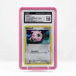 2006 Pokemon Jigglypuff Reverse Holo EX Crystal Guardians 53/100- CGC 10 - Image 1