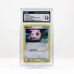 2006 Pokemon Jigglypuff Reverse Holo EX Crystal Guardians 53/100- CGC 10 - Image 2