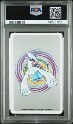 2000 POKEMON SILVER VERSION PLAYING CARDS 7 OF SPADES #134 VAPOREON PSA 10 - Image 2