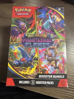 Pokemon TCG: Phantasmal Flames Factory Sealed Booster Bundle Box - Image 1