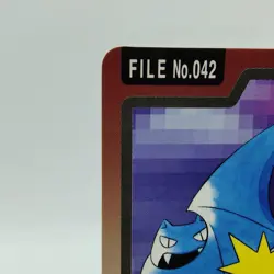 Pokemon Cards Bandai Carddass Golbat File No.042 1997 VG Japanese i898 - Image 2