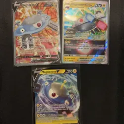 Pokemon Lost Origin, 2 Magnezone V’s & 1 VStar, NM/M, Holo Rares - Image 1