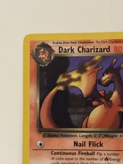 Dark Charizard 21/82 Non-Holo Team Rocket Vintage Pokemon TCG - Image 2