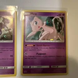 Pokemon Black Star Promo Mewtwo Sm77 Holo & Mew Sm215 Holo (NM) Lot 2019 Rare - Image 3
