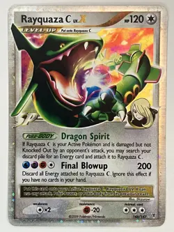 Rayquaza C Lv.X MP 146/147 Supreme Victors Pokemon TCG Holo - Image 1