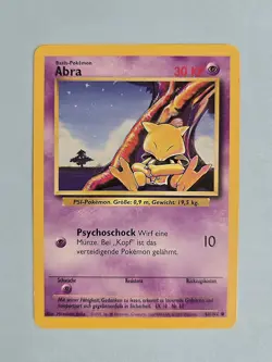 1999 Abra 43/102 - Base Set - German - LP Pokemon TCG - WOTC - Image 1