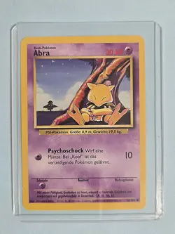 1999 Abra 43/102 - Base Set - German - LP Pokemon TCG - WOTC - Image 2