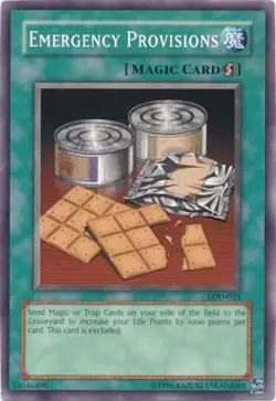 Emergency Provisions - LOD-033 - Common - Unlimited Edition NM Yugioh Legacy of - Image 1