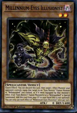 Millennium-Eyes Illusionist Purple Ultra Rare LDS1-EN045 Yu-Gi-Oh! - Image 1