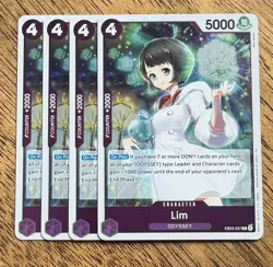 One Piece TCG - Lim EB03-037 Foil Playset (x4) - The Heroines Edition NM - Image 1