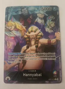 One Piece Extra Booster: Memorial Collection Hannyabal EB01-021 Alternate Art NM - Image 1