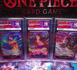 2023 One Piece The Three Captains ST10-001, 002, & 003 Foil Sequential - ACE 10 - Image 1