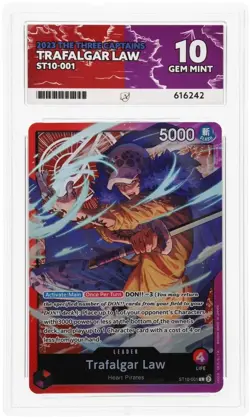 2023 One Piece The Three Captains ST10-001, 002, & 003 Foil Sequential - ACE 10 - Image 2