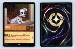 Patch #14/204 Lorcana Into The Inklands 2024 Disney Common Foil TCG - Image 1
