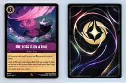 The Boss Is On A Roll #63/204 Lorcana Into The Inklands 2024 Disney Rare TCG - Image 1