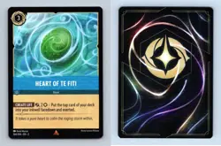 Heart Of Te Fiti #164/204 Lorcana Into The Inklands 2024 Disney Rare TCG - Image 1