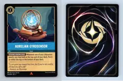Aurelian Gyrosensor #163/204 Lorcana Into The Inklands 2024 Disney Rare TCG - Image 1