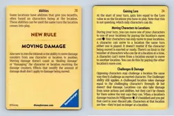 Moving Damage - New Rule #2A2B Lorcana Into The Inklands 2024 Disney TCG - Image 1