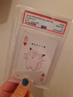 Pokemon Card PSA 10 2000 Silver Poker Deck Lugia Low Pop Clefable Vintage - Image 1